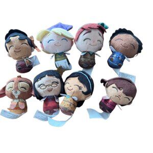 Plush mini wish collectable Disney characters - Set of 8 (KT01)